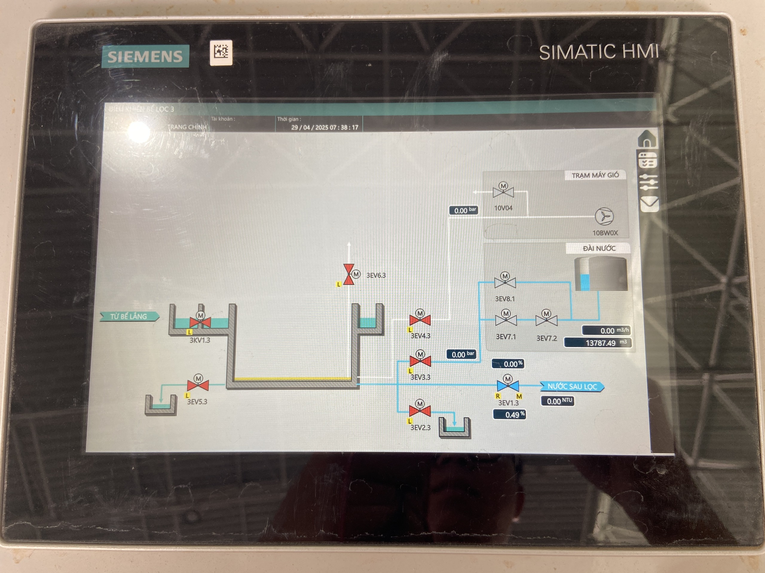Nâng cao khả năng giám sát và vận hành cho nhà máy nước thuộc công ty cổ phần nước sạch Bắc Giang